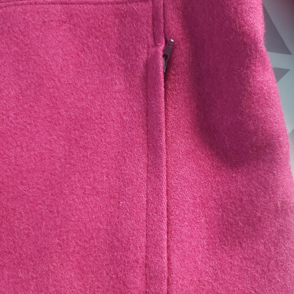 GAP Raspberry Hooded Pea Coat - Picture 2 of 6